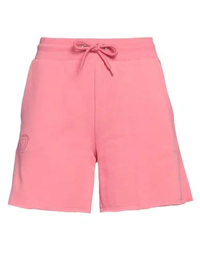 Blauer . Woman Shorts & Bermuda Shorts Pink Size L Cotton, Polyester