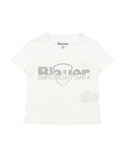 Blauer . Woman T-shirt White Size 24 Cotton