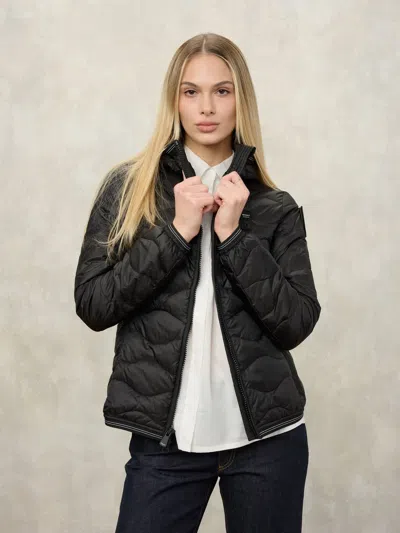 Blauer Women's Down Jacket With Black Camellia Hood– Lightweight Jacket Half Season 26sbldc03169