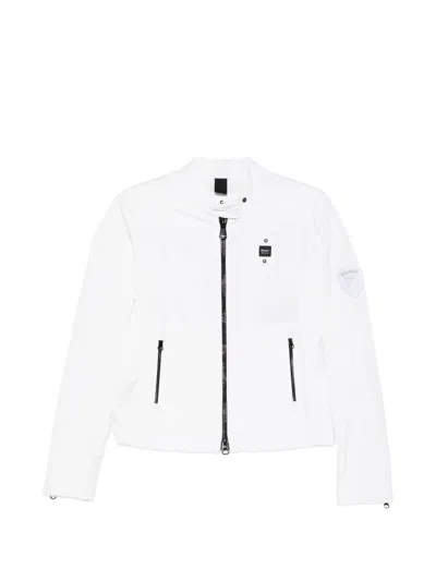 Blauer Worley Zip-upp Jacket In White