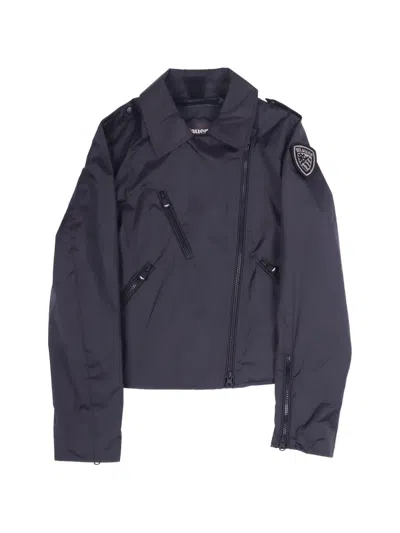 Blauer Zamora Logo-patch Biker Jacket