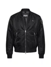 Blauer Zip Bomber Jacket In Black
