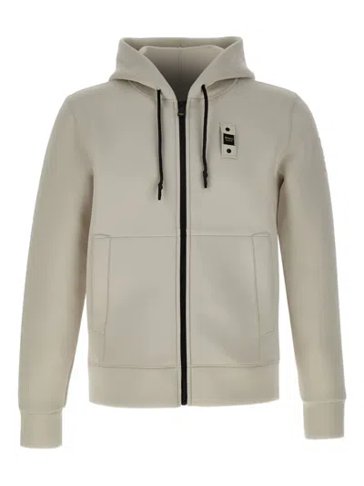 Blauer Zip-fastening Hoodie In Neutral