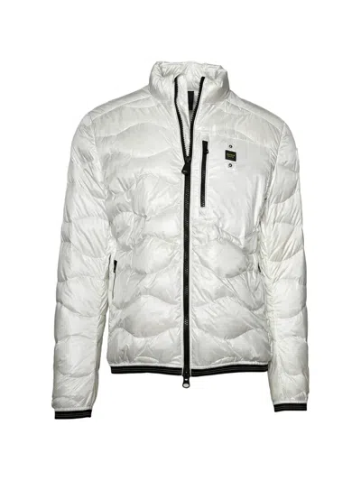 Blauer Zip Quilted Jacket In Multi