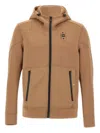 Blauer Zip-up Hooded Jacket In Brown