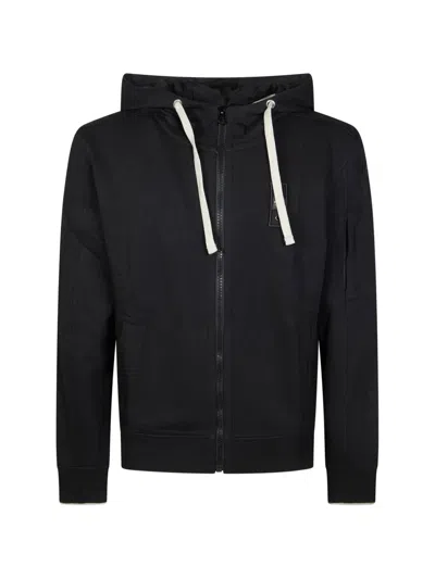 Blauer Zip-up Hoodie In Black