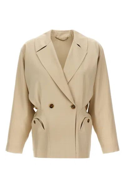 Blazã‰ Milano 'sheena Ares' Blazer In Neutral
