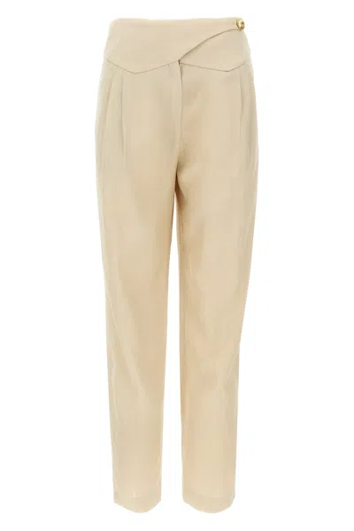 Blazã‰ Milano 'sheena Basque' Pants In Brown