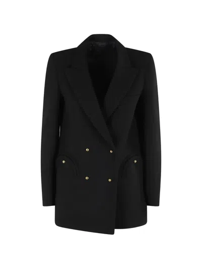 Blazé Milano Resolute Double-breasted Blazer In Black