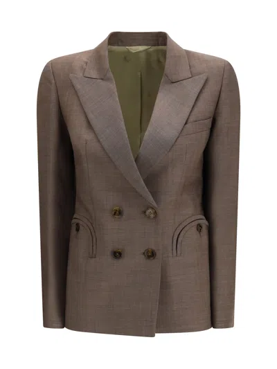 Blazé Milano Aile Charmer Blazer In Brown