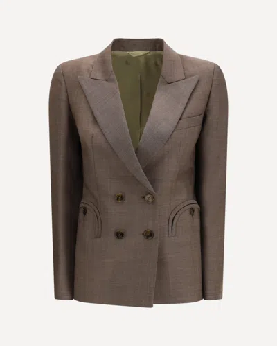 Blazé Milano Aile Charmer Blazer In Brown