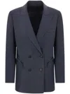 Blazé Milano Double-breasted Blazer In Blue