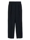 Blazé Milano Wool And Mohair Pants In Blue