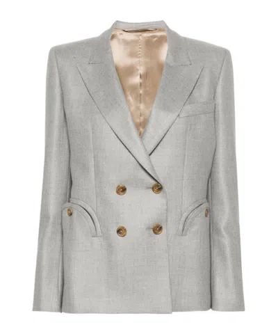 Blazé Milano Alithia Charmer Blazer In Gray