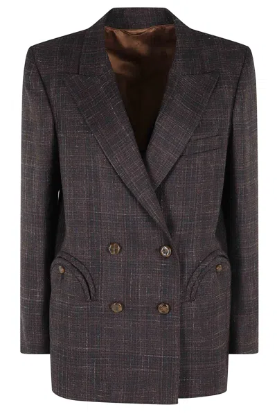 Blazé Milano Askari Everynight Blazer In Brown