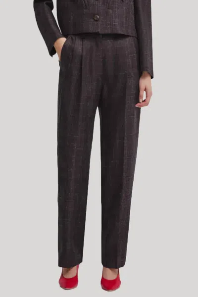 Blazé Milano Askari Fox Pant In Chocolate In Brown