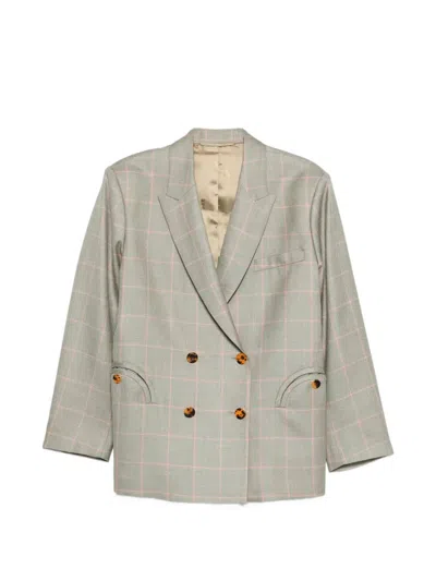 Blazé Milano `bavaria Nightbreak` Blazer In Green