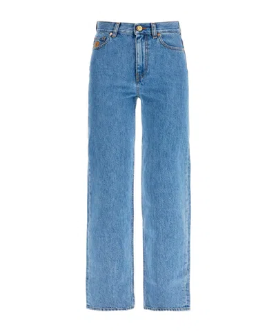 Blazé Milano Belt-loop Jeans In Blue