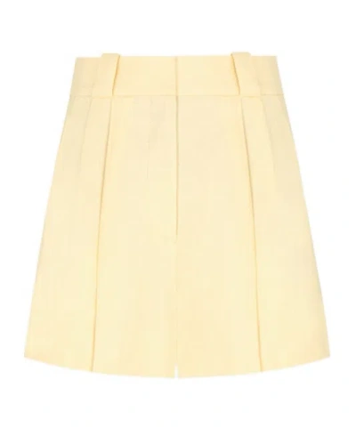 Blazé Milano Belt-loop Shorts In Nude