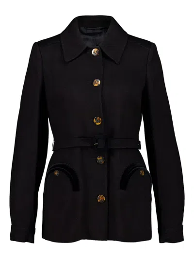 Blazé Milano Paint Viscose Jacket In Black