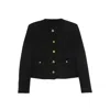 Blazé Milano Tweed Button-fastening Jacket In Black