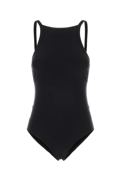 Blazé Milano Blaze Black Stretch Nylon Millefleur Mini Swimsuit
