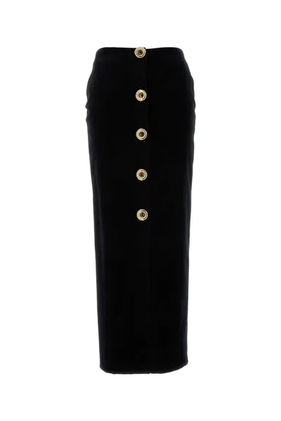 Blazé Milano Blaze Velvet Jealousy Skirt For Women In Black