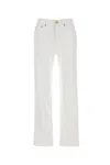 Blazé Milano Denim Jeans Featuring Belt Loops In White