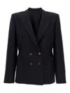 Blazé Milano First Class Charmer Double-breasted Blazer In Blue
