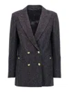 Blazé Milano Multicolor Tatiana Everyday Blazer In Blue