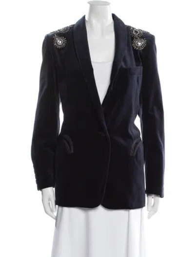 Pre-owned Blazé Milano Blazer In Blue