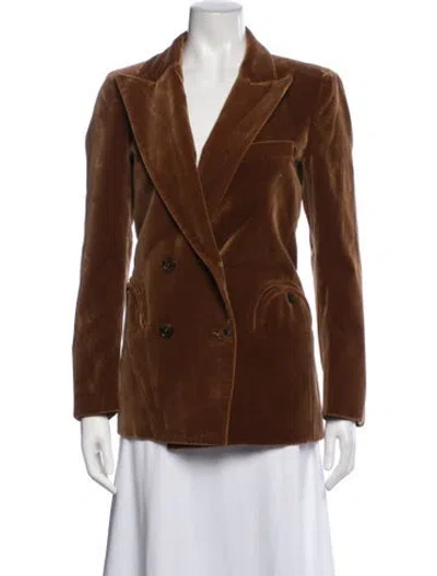 Pre-owned Blazé Milano Blazer In Brown