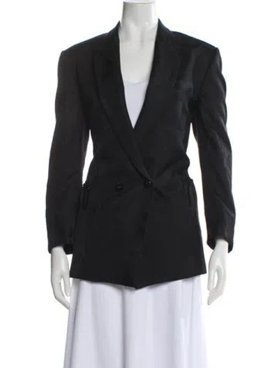 Pre-owned Blazé Milano Blazer In Gray