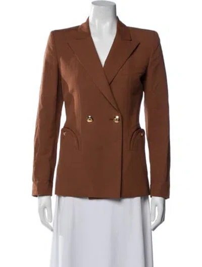 Pre-owned Blazé Milano Blazer In Orange