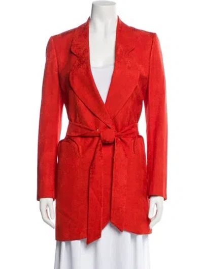 Pre-owned Blazé Milano Blazer In Red