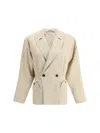 Blazé Milano Sheena Ares Refined Lapel Jacket With Circular Pockets