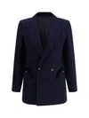 Blazé Milano Resolute Double-breasted Blazer In Blue