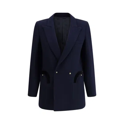 Blazé Milano Blue Wool Oves Aries Blazer