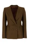 Blazé Milano Linen Blazer Featuring Structured Shoulders