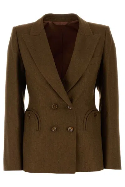 Blazé Milano Brown Linen Renard Blazer