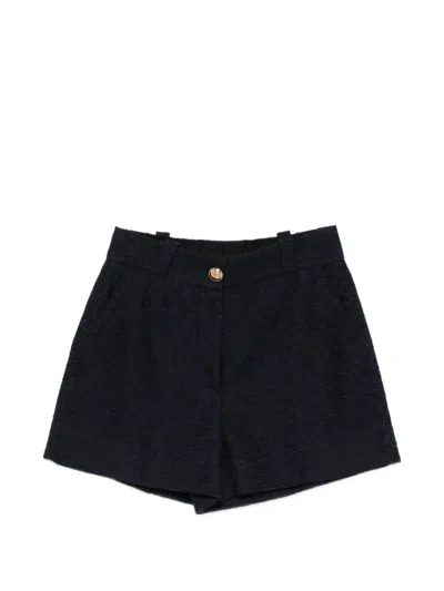 Blazé Milano Button Shorts In Blue