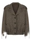 Blazé Milano Buttoned Military Coat In Green