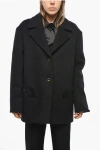 Blazé Milano Camel Hunny Coat With Notch Lapel In Black