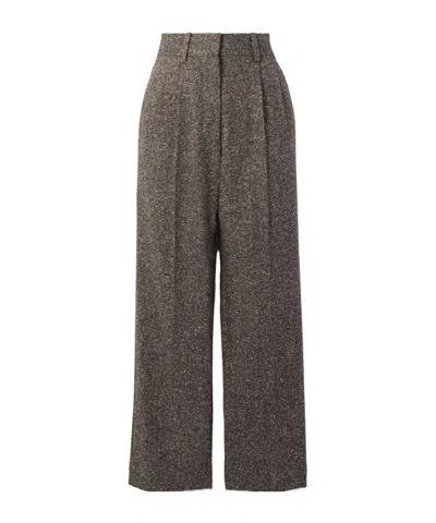 Blazé Milano Casual Pants With Belt Loops In Brown