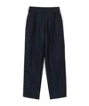 Blazé Milano Casual Trousers With Belt Loops In Blue