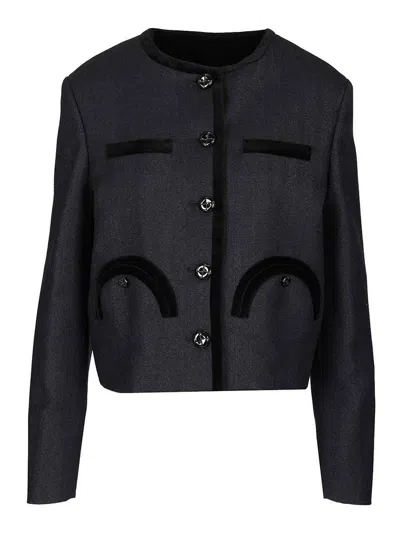 Blazé Milano Maine Bolero Jacket In Black