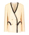 Blazé Milano Cheers Anytime Blazer Jackets Beige In Nude
