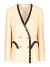 Blazé Milano Cheers Anytime Blazer Jackets Beige In Yellow