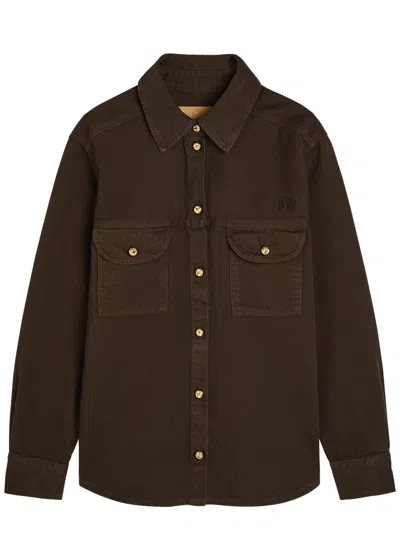 Blazé Milano Blaze Milano Clapotis Berber Shirt In Brown