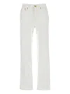 Blazé Milano Denim Jeans Featuring Belt Loops In White